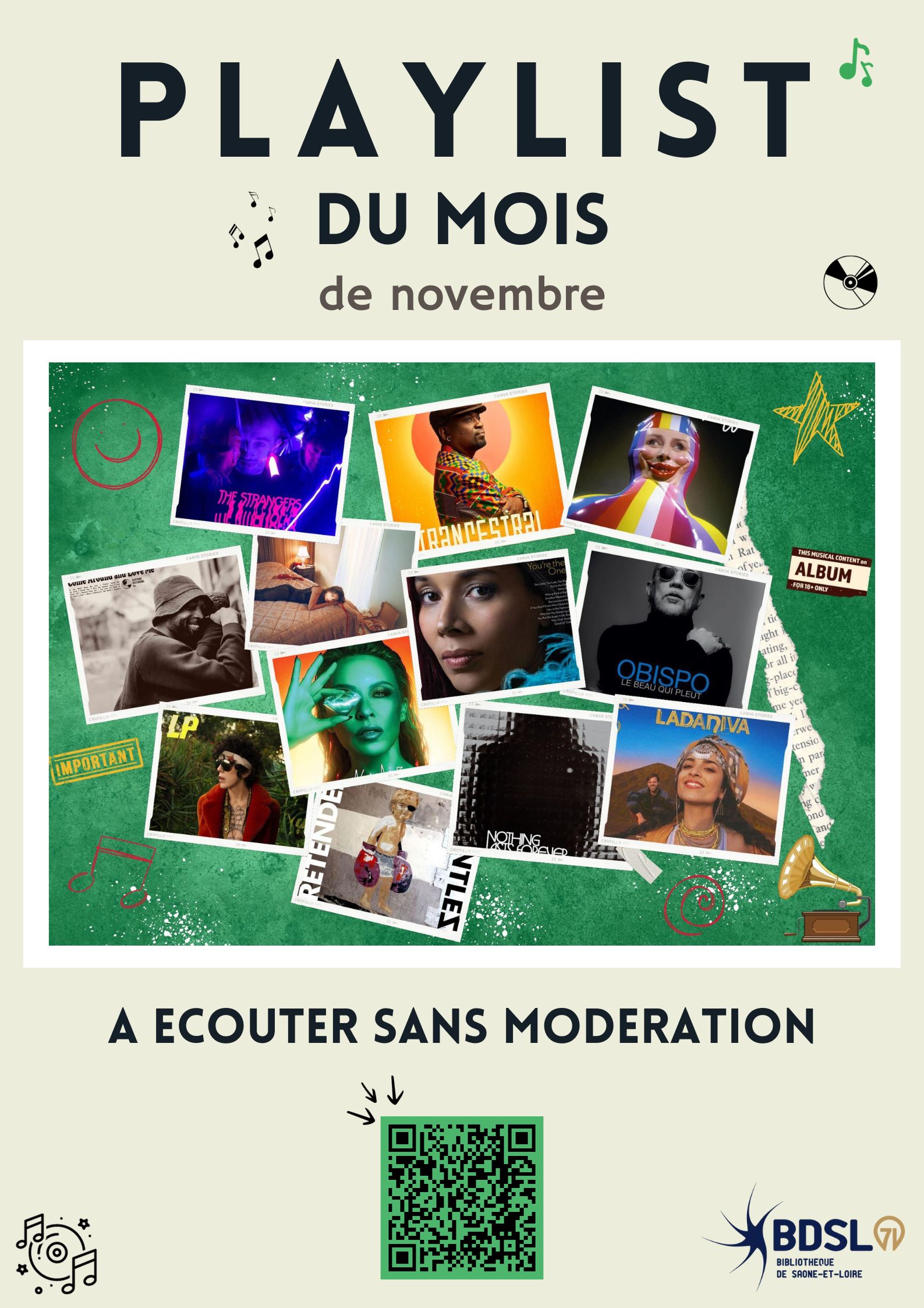 Affiche playlist novembre